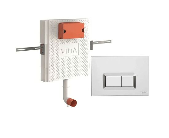 Инсталляция vitra 742-1740-01 с кнопкой смыва 740-0680 и крепежом в Астане фото № 1