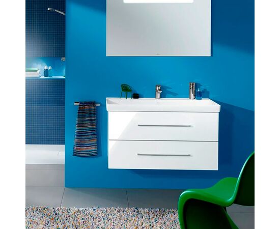 тумба с раковиной 80см villeroy&boch avento a89100b4+41568001 в Астане фото № 2