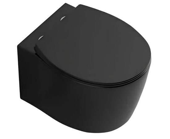 унитаз подвесной hans m5510b черный матовый в Астане фото № 1