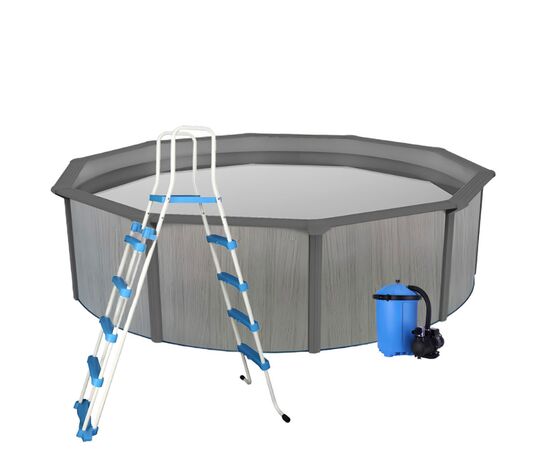 Бассейн каркасный starmatrix premium pool sp5513bw 550x550x130 см в Астане фото № 1
