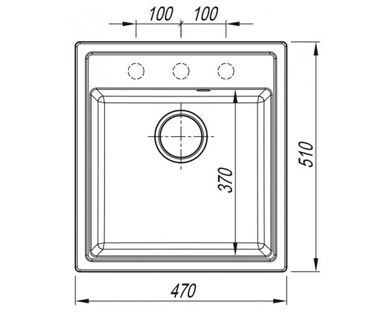 Кухонная мойка dr.gans ника 470, дюна смс в Астане фото № 3
