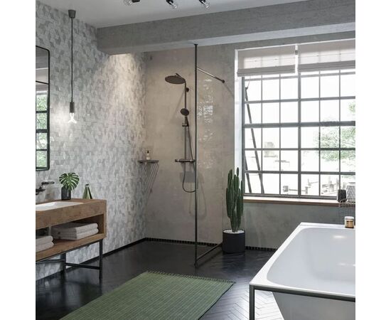 Душевая система hansgrohe croma 26890340 select s, термостат, чёрный хром в Астане фото № 3