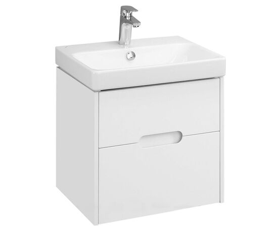 тумба с раковиной 55 см aquaton оливия 1a254201ol010+1wh501620 белый в Астане фото № 1