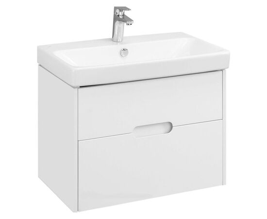тумба с раковиной 70 см aquaton оливия 1a254301ol010+1wh501628 белый в Астане фото № 1