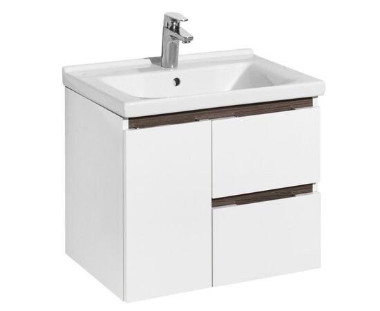 тумба с раковиной 60 см aquaton рене 1a258501nrc80+1wh302421 белый в Астане фото № 1