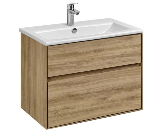 тумба с раковиной 75 см aquaton либерти 1a279501lyc70+1wh501619 дуб эльвезия в Астане фото № 1
