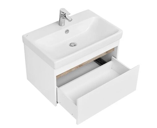 тумба с раковиной 80 см aquaton марти 1a283201my010+1wh501772  белый в Астане фото № 2