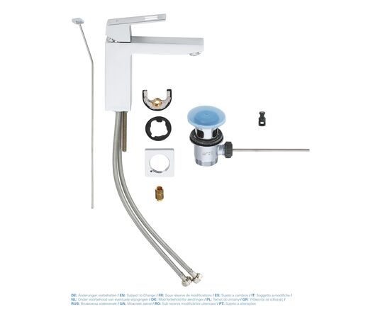 смеситель для раковины grohe eurocube 23445000, хром в Астане фото № 2