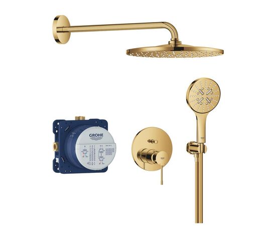 Встраиваемая душевая система grohe essence 25287gl0, холодный рассвет глянец в Астане фото № 1