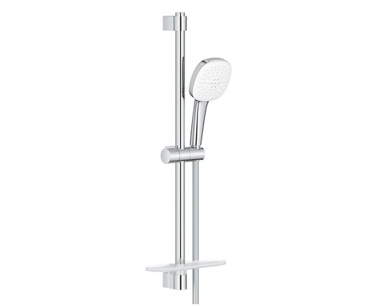 Душевой гарнитур grohe tempesta cube 110 26907003, 600, с полочкой, 2 вида струи, хром в Астане фото № 1