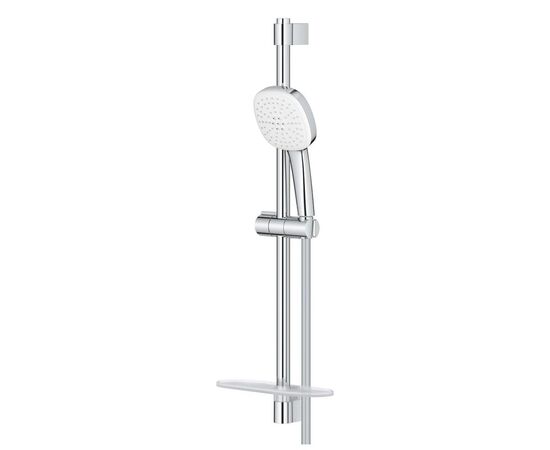 Душевой гарнитур grohe tempesta cube 110 26907003, 600, с полочкой, 2 вида струи, хром в Астане фото № 3