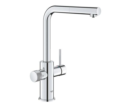 смеситель для кухни grohe blue pure minta 30590000, выдвижной излив, хром в Астане фото № 2
