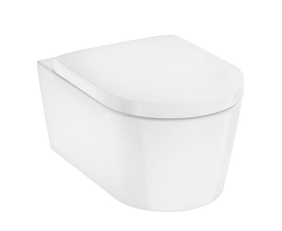 унитаз подвесной hansgrohe elupura s 60193450/60148450 с микролифтом, белый в Астане фото № 1