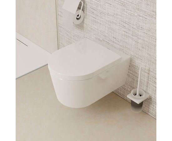 унитаз подвесной hansgrohe elupura s 60193450/60148450 с микролифтом, белый в Астане фото № 2
