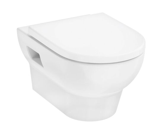 унитаз подвесной hansgrohe gladelake s 60112450, с микролифтом, белый в Астане фото № 1