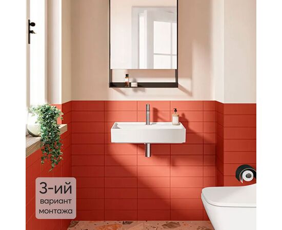 раковина подвесная vitra archiplan 7401b003-0001 60x38 в Астане фото № 4