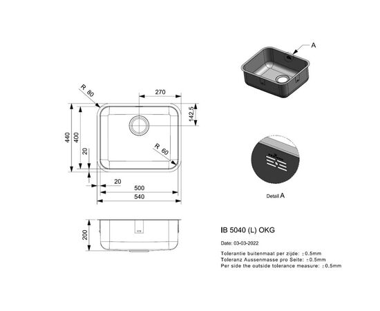Кухонная мойка reginox ib 5040 okg r32022 в Астане фото № 4