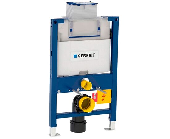 Инсталляция geberit duofix 111.003.00.1 для подвесного унитаза, 82 см, со смывным бачком скрытого монтажа omega 12 см в Астане фото № 1