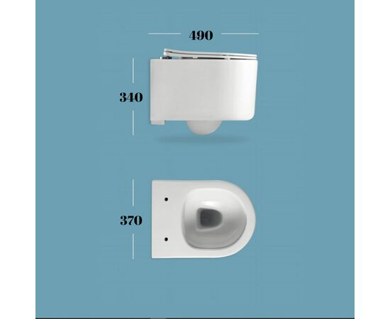 унитаз с инсталляцией 5в1 hans m5504d h5108-0203 в Астане фото № 5