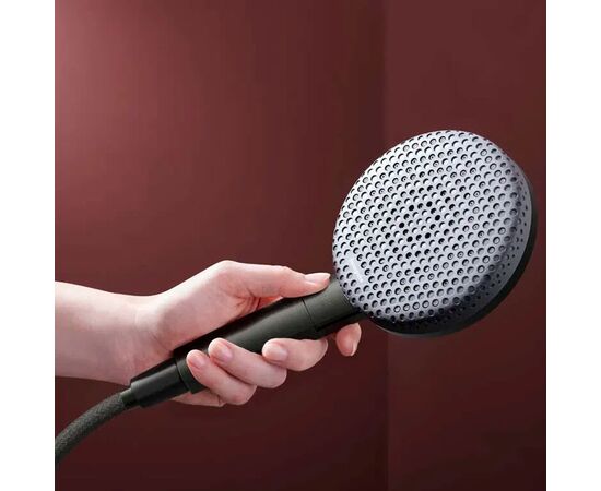 ручной лейка для душа hansgrohe raindance alive select s, 24500340, черный матовый хром в Астане фото № 3