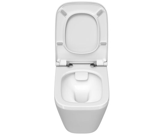 унитаз с инсталляцией 5в1 vitra integra square 7082b003-0075 безободковый, v-fix core 800-1875, клавиша хром root s 740-2380 в Астане фото № 4