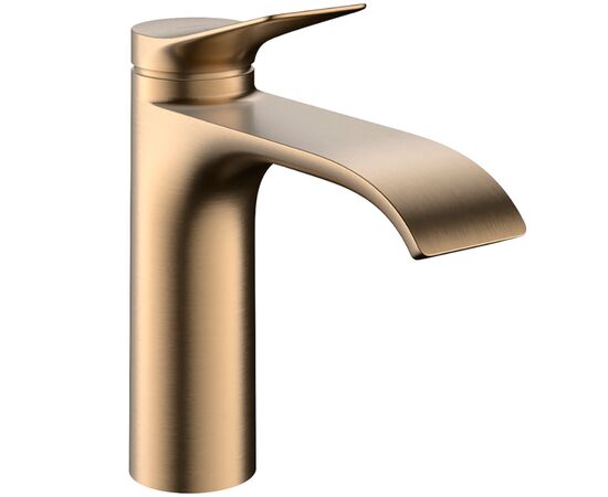 смеситель для раковины hansgrohe vivenis 75023140 coolstart с донным клапаном, бронза матовый в Астане фото № 1