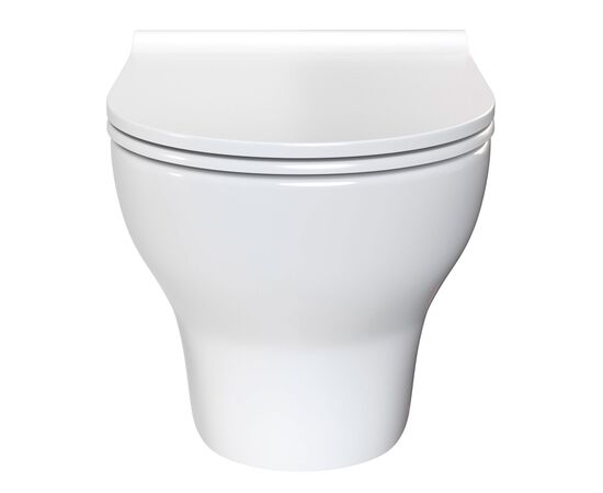 унитаз с инсталляцией 5в1 tece 9400407 vitra zentrum round 7786b003-007 безободковый, белая клавиша now 9240400 в Астане фото № 4