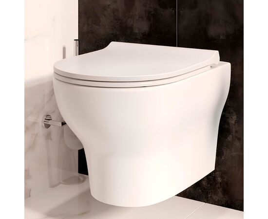 унитаз подвесной vitra zentrum round 7786b003-0075 белый глянец в Астане фото № 1