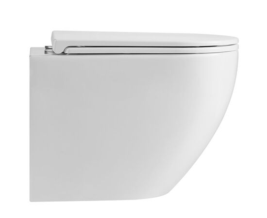 унитаз подвесной hans hs-067tq tornado 3.0, смыв торнадо, 52x36,5, белый в Астане фото № 2