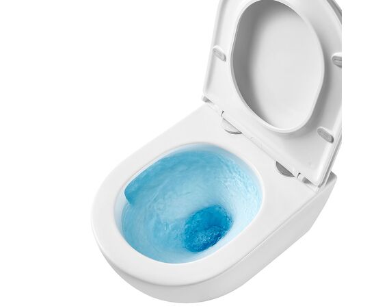 унитаз подвесной hans hs-067tq tornado 3.0, смыв торнадо, 52x36,5, белый в Астане фото № 10