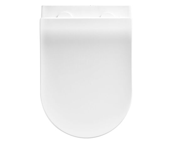 унитаз подвесной hans comfort hs-118tq cо смывом торнадо, 52x36, белый в Астане фото № 4