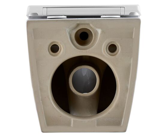 унитаз подвесной hans comfort hs-118tq cо смывом торнадо, 52x36, белый в Астане фото № 9