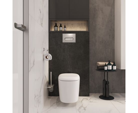 унитаз подвесной vitra plural 7830b401-0075 безободковый белый матовый в Астане фото № 6