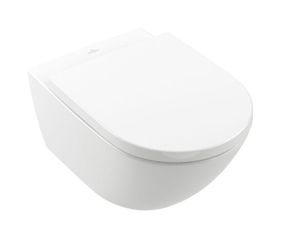 унитаз с инсталляцией 5в1 villeroy&boch subway 3.0 4670ts01 безободковый twistflush, hansgrohe iframe 01022180, клавиша хром element e 66003000 в Астане фото № 2
