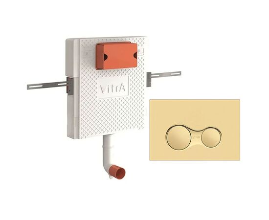 Инсталляция 3в1 vitra 742-1740-01 с кнопкой 740-0424 в Астане фото № 1