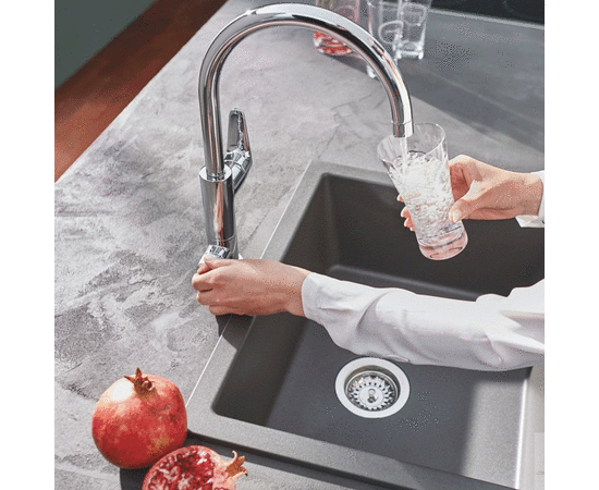 смеситель для кухни grohe baucurve 30386000 с фильтром для очистки воды в Астане фото № 2