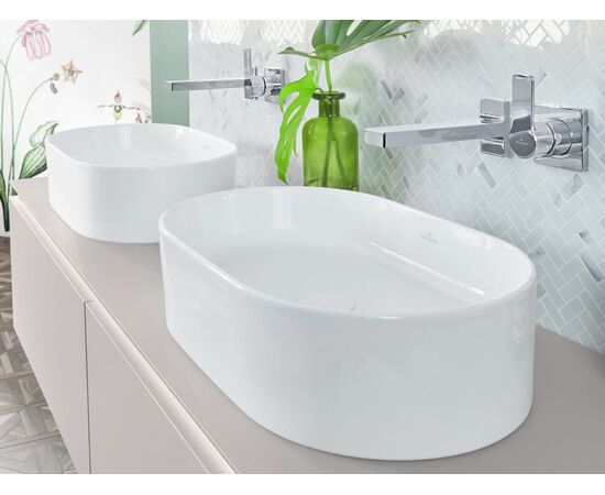 раковина накладная villeroy boch collaro 4a195601 56x36 в Астане фото № 2
