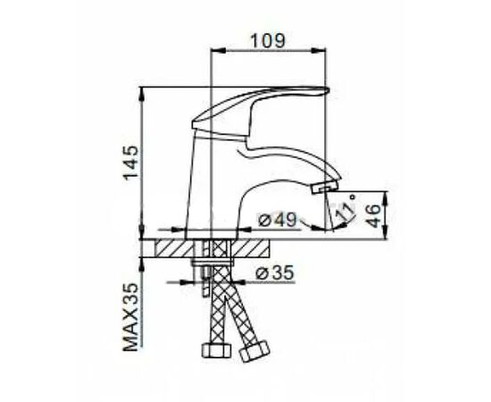 смеситель для раковины frap f1021 в Астане фото № 3