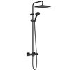 Душевая система hansgrohe vernis shape 26427670 240 черная матовая с термостатом в Атырау фото № 1