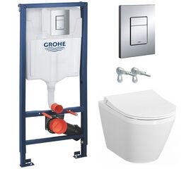 унитаз с инсталляцией 5в1 grohe rapid sl 38772001 (integra 7040) в Атырау фото № 1