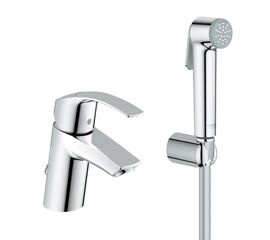 смеситель для раковины grohe eurosmart 23124002 s-size с гигиеническим душем в Атырау фото № 1