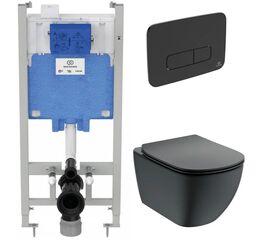 унитаз с инсталляцией 5в1 ideal standard tesi t0079v3 r046367 r0123a6 в Атырау фото № 1