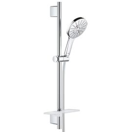 Душевой гарнитур grohe rainshower 130 smartactive 26575000, 600, 3 вида струи, хром в Атырау фото № 1