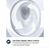 унитаз подвесной grohe bau ceramiс 39351000 безободковый с микролифтом в Атырау фото № 3