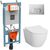 унитаз с инсталляцией 4в1 vitra mia round 9856b003-7200 в Атырау фото № 1