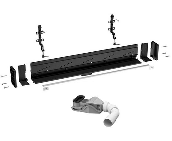 Душевой лоток viega advantix vario 736736, пристенный, подрезной от 300-1200мм в Атырау фото № 2