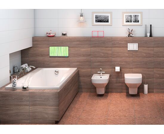 Ванна прямоугольная cersanit zen 180, 301129, белая (p-wp-zen*180nl) в Атырау фото № 4