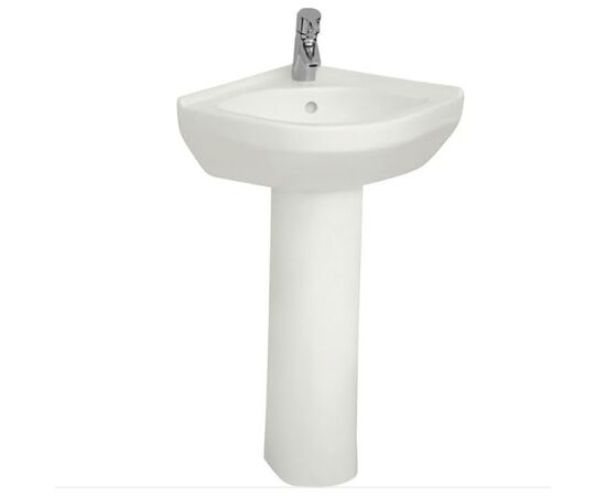 раковина угловая vitra s50 5306b003-0999 40 см с пьедесталом в Атырау фото № 1