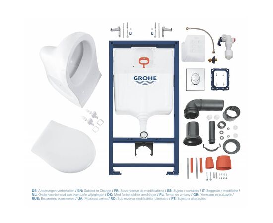 Комплект 5в1 grohe solido perfect 39192000 в Атырау фото № 2