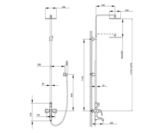 Душевая система lemark нубира lm6262orb  в Атырау фото № 4